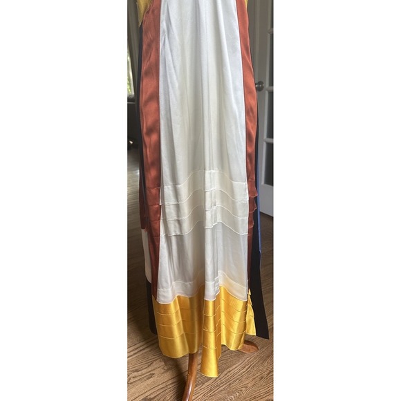 TORY BURCH SASHA LUXURY SILK MAXI DRESS , SIZE 8/RETAIL $798 - Picture 4 of 9